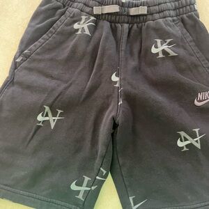 Nike Black and Gray Kids Shorts
